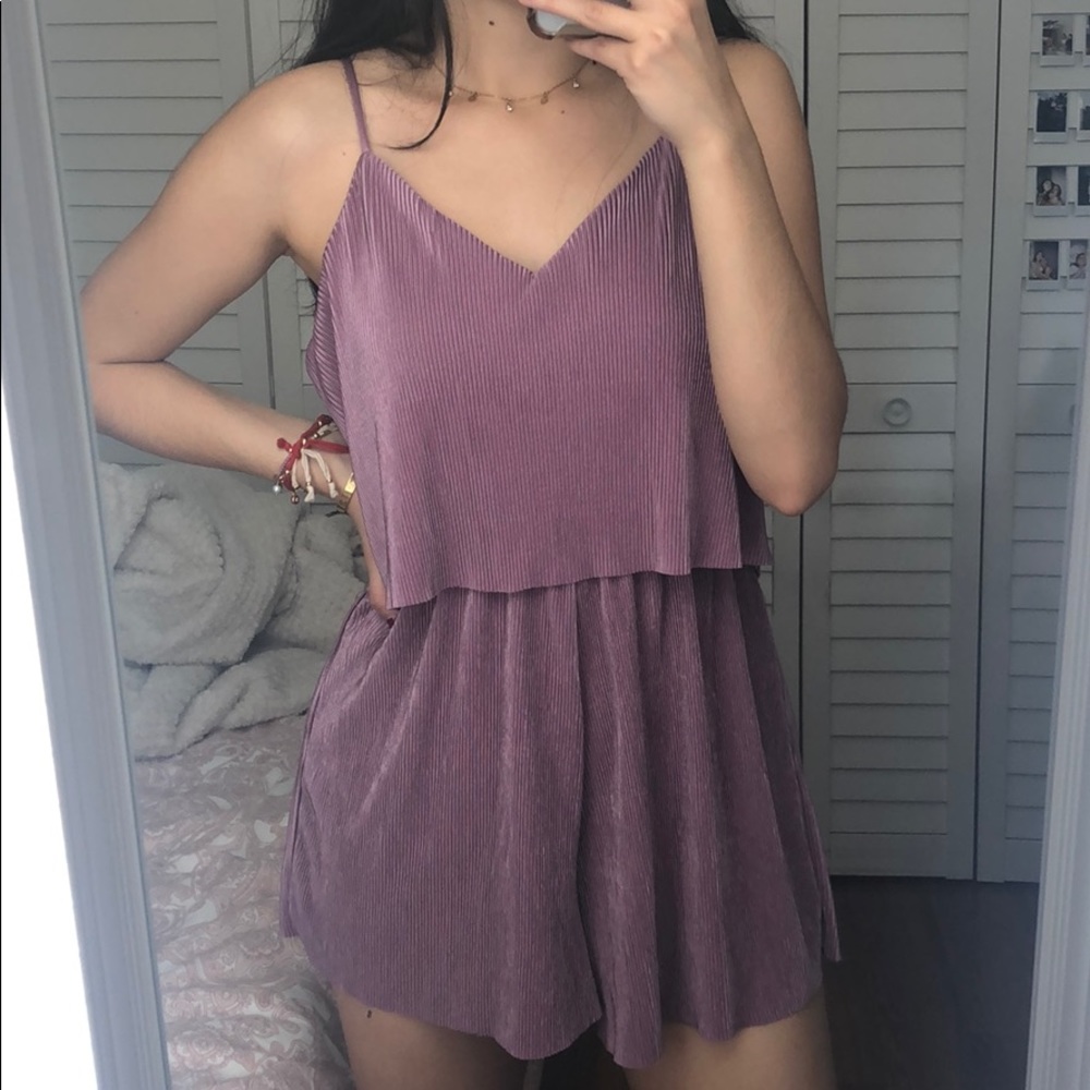 Pink ruffle dress